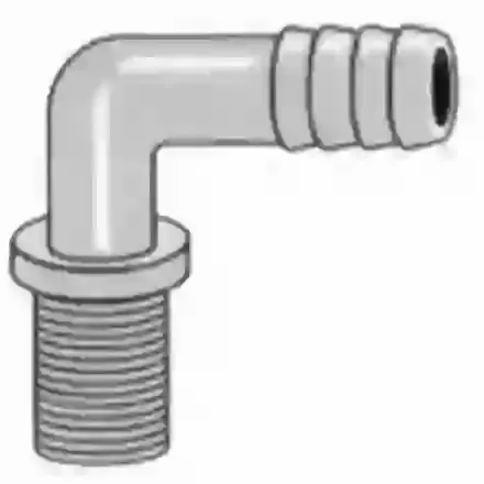 Nozzle Elbow to Barb
